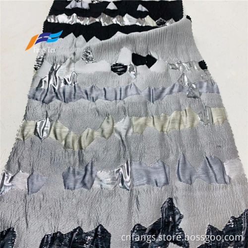 Floral Brocade Metallic Brautkleid Jacquard Abaya Stoff